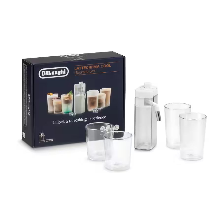 De'Longhi LatteCrema Cool Upgrade Set DLSC032 – 6 Cold Drinks