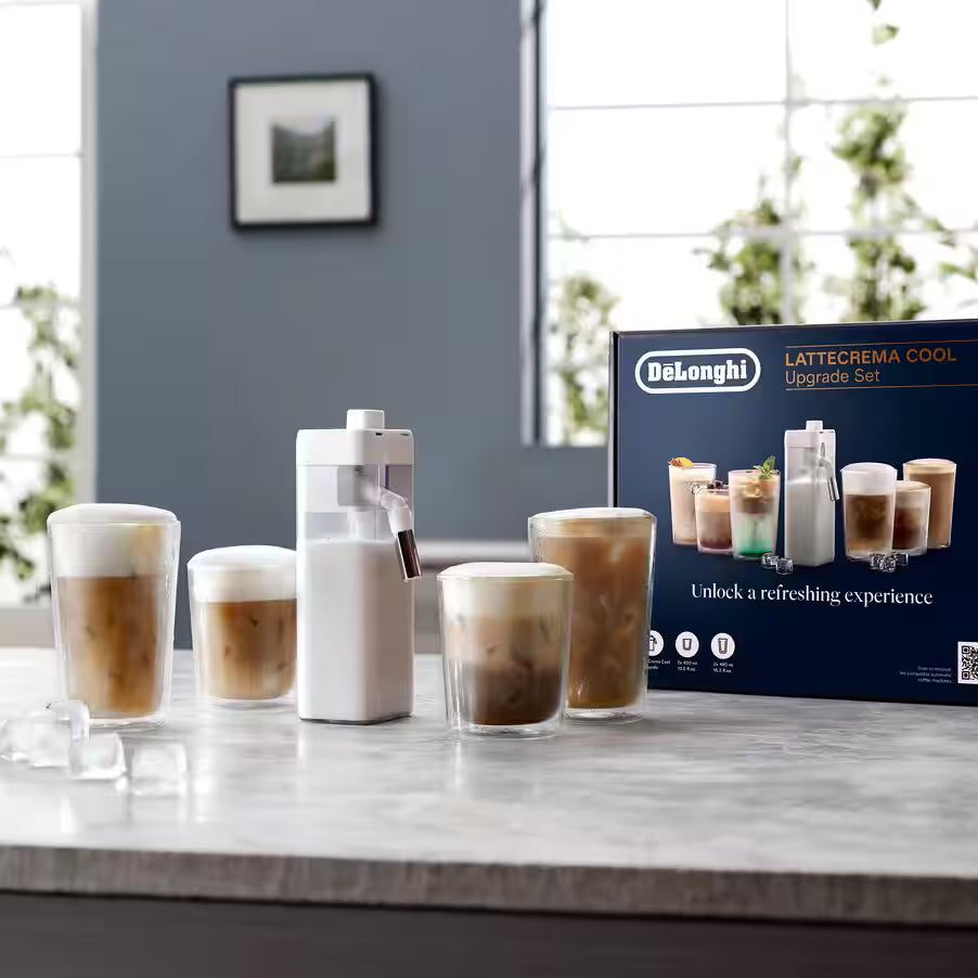 De'Longhi LatteCrema Cool Upgrade Set DLSC032 – 6 Cold Drinks