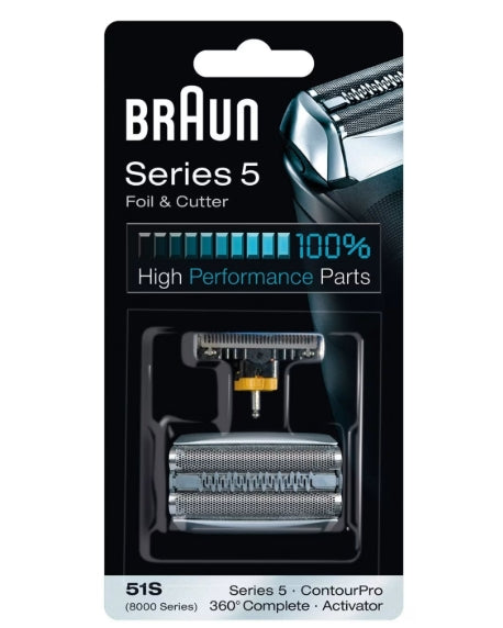 Braun Series 5 Replacement Foil & Cutter Pack 51S – Made in Germany, Restores Peak Performance