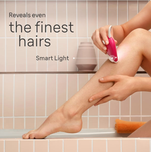 Braun Silk-épil 3 3-202 Epilator – 20 MicroGrip Tweezers, Smart Light, Massage Roller & Bikini Trimmer