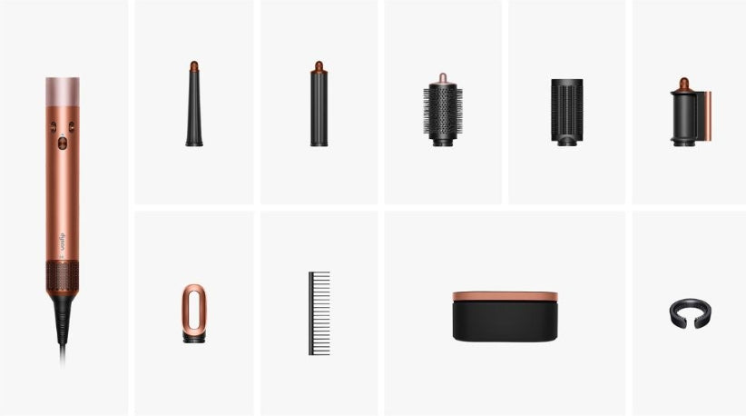 Dyson Airwrap i.d.™ Multi-Styler and Dryer - Straight+Wavy (Amber Silk/Pink Champagne)