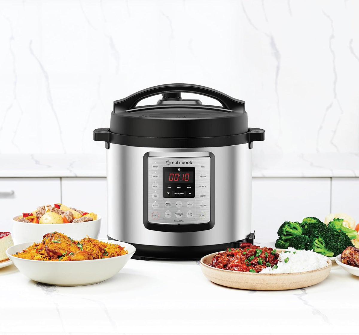 Nutricook Smart Pot Eko 6L Multi Cooker NC-SPEK6 – 9-in-1, 13 Programs & 1000W