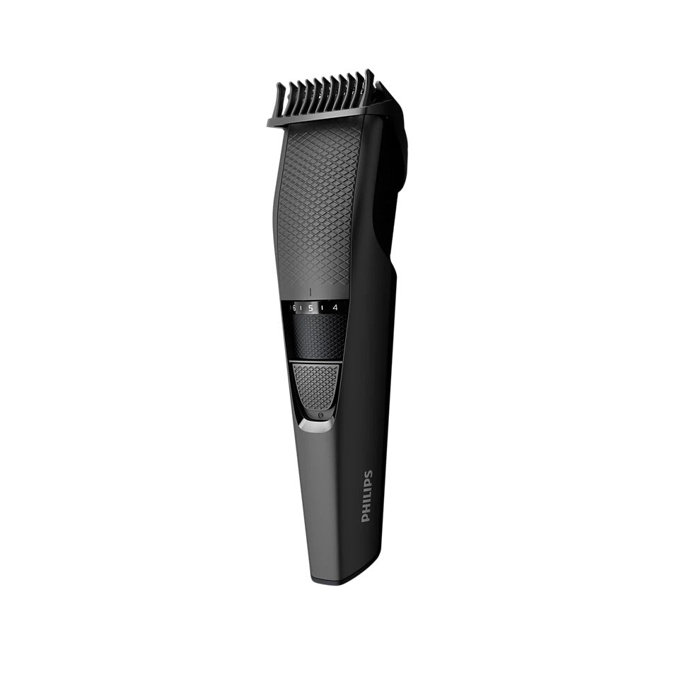 Taghareed black Philips Beardtrimmer Series 3000 BT3208/13 with Lift & Trim technology and 10 length settings.