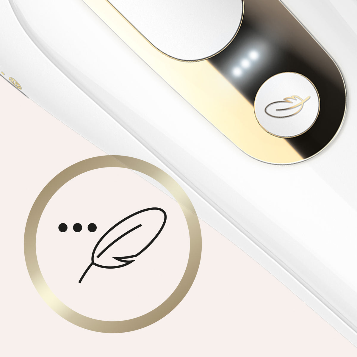 Braun Silk-expert Pro 5 IPL Hair Removal device with gentle modes, in gold color, designed for at-home hair removal.