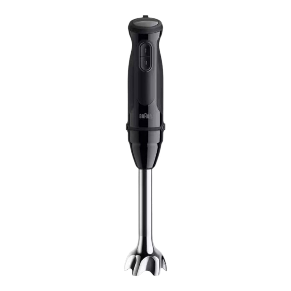 Taghareed Braun MultiQuick 3 hand blender in black with stainless steel shaft and blade, 900W, 2 speeds.
