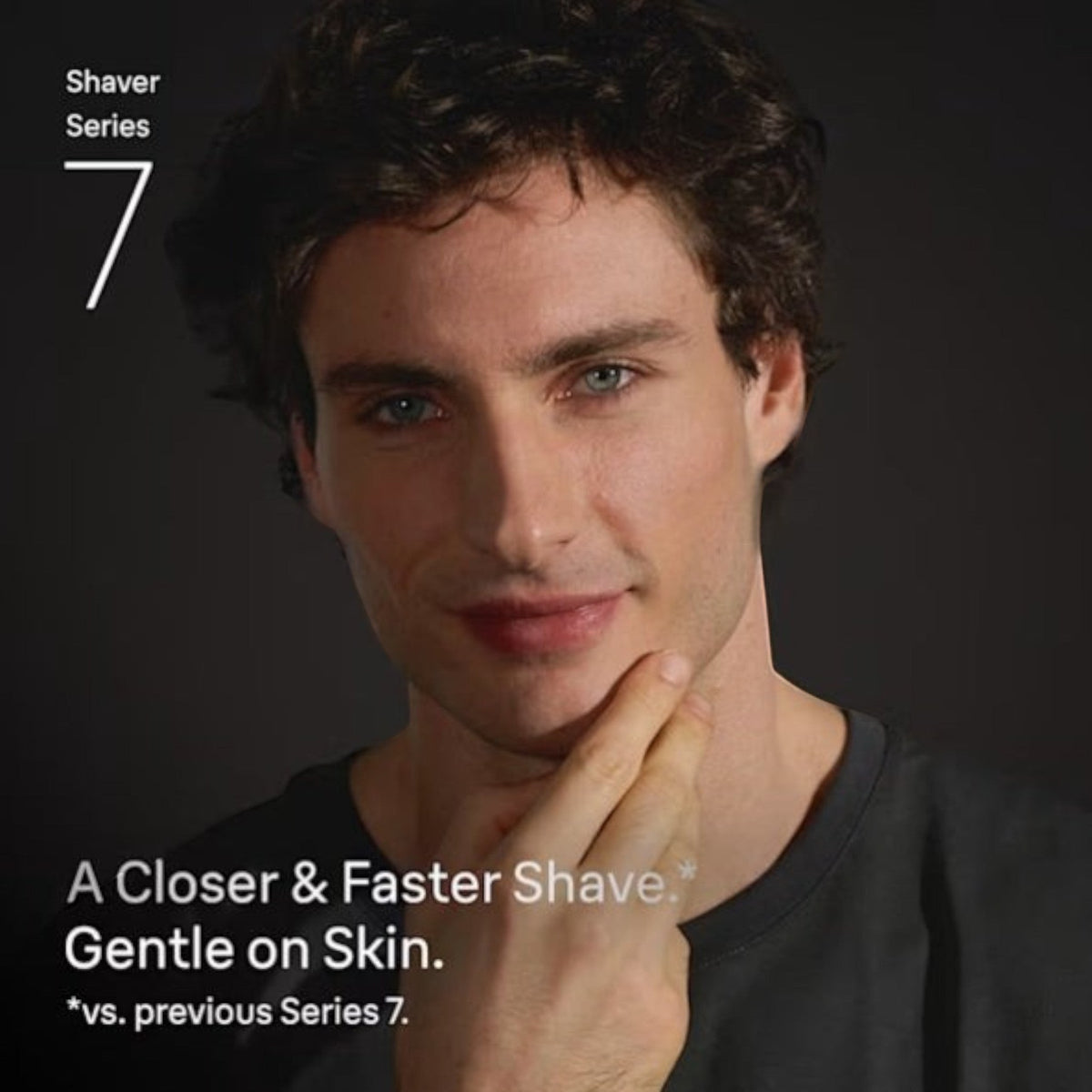 Taghareed Braun Series 7 72-C1200s electric shaver, silver, with 360° flexible head and AutoSense technology.