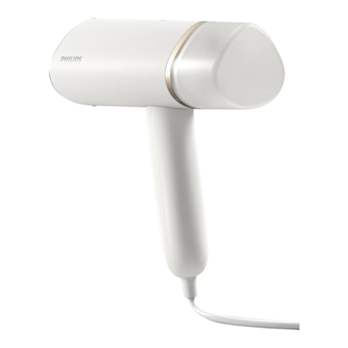 Taghareed Philips 3000 Series handheld garment steamer, white, compact and foldable design for home or travel.