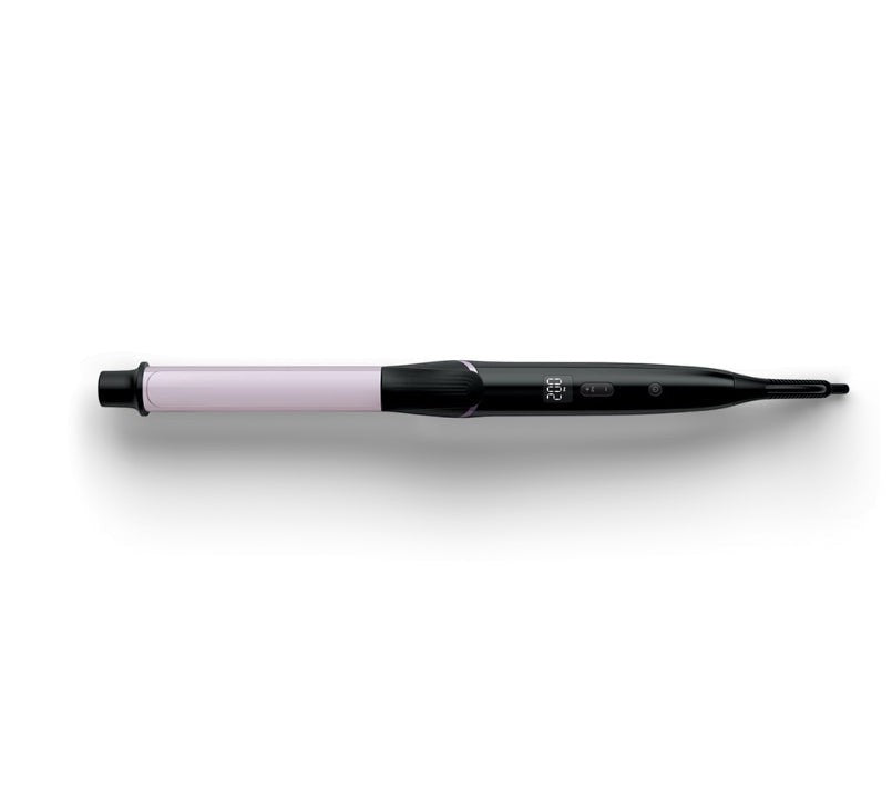 Taghareed Philips StyleCare 25mm tourmaline ceramic curler with digital temperature display for defined curls.