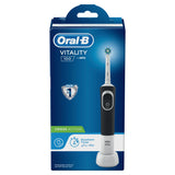 Oral-B Vitality electric toothbrush packaging on a white background