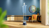 Philips 1000 Series Garment Steamer STE1030/26 with Stylemat, stand steamer for wrinkle-free clothes, black design visible on image