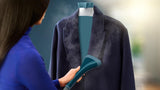 Philips 1000 Series Garment Steamer STE1030/26 with Stylemat, stand steamer for wrinkle removal and fabric steaming.