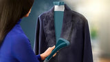 Philips 1000 Series Garment Steamer with StyleBoard, stand steamer for wrinkle removal and easy clothing steaming.