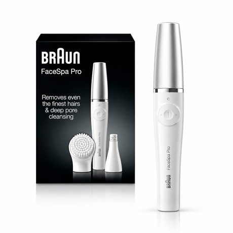 Braun FaceSpa Pro 910 – World's 1st 2-in-1 Facial Epilator & Cleansing Device