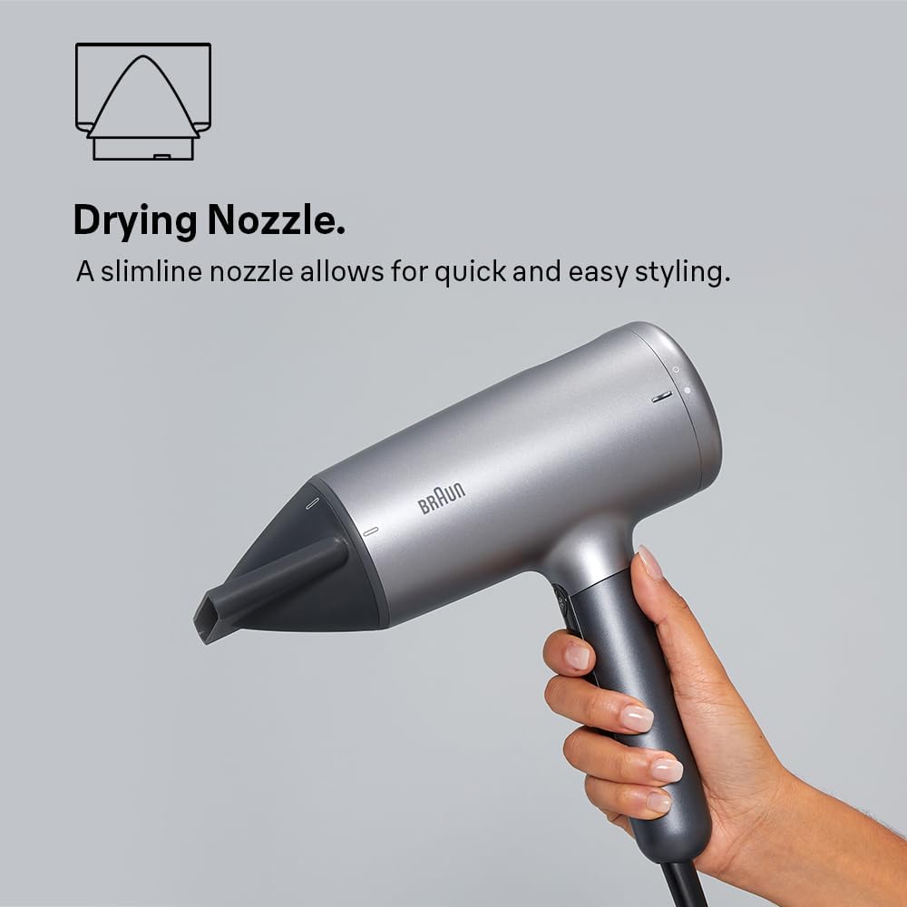 Braun Hair Dryer HD4.3 Ultimate Performance 2200W | BRHD435SDE – Electro Grey