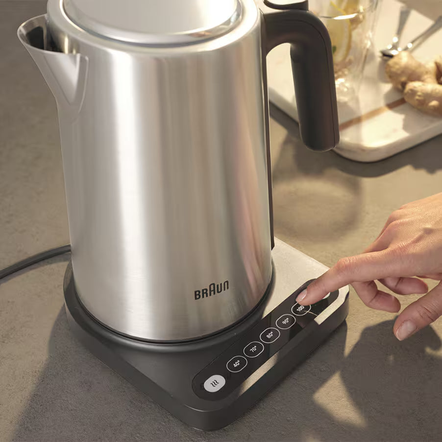 Braun Identity Collection Water Kettle WK 5205 Black - 2200W, 5 Temperature Settings