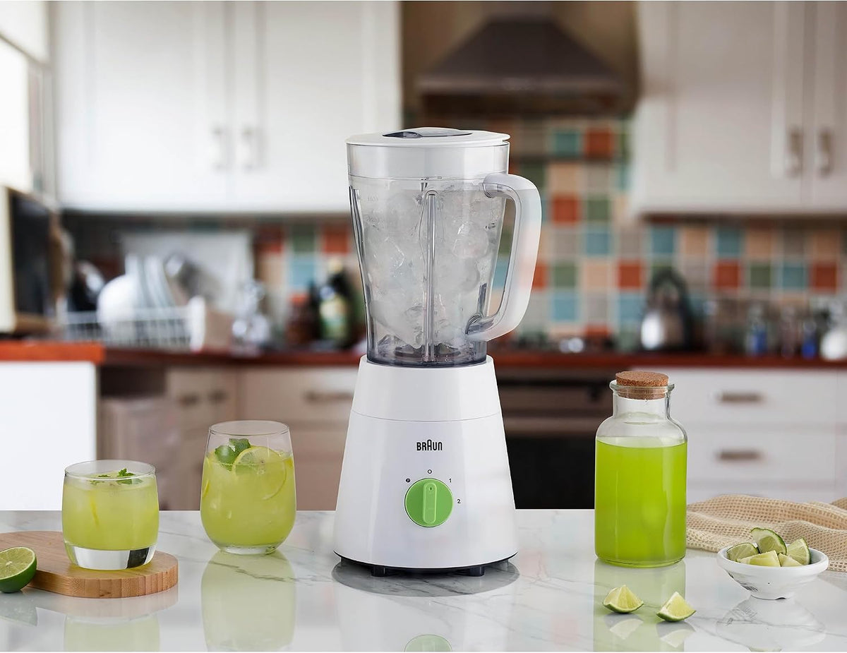 Braun JB0123WH 3-in-1 Jug Blender, 500 W, 1.75 L