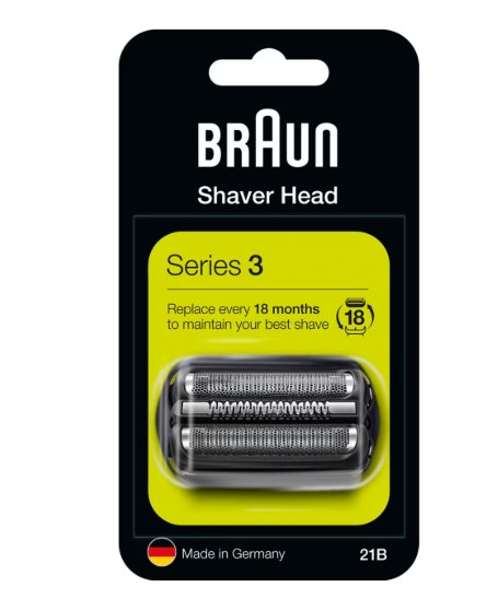 Braun Series 3 Replacement Shaver Head 21B – Made in Germany, Restores Peak Performance