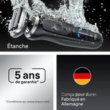 Braun Series 7 Electric Shaver 72-N4200cs – Wet & Dry, 60 Min, Black