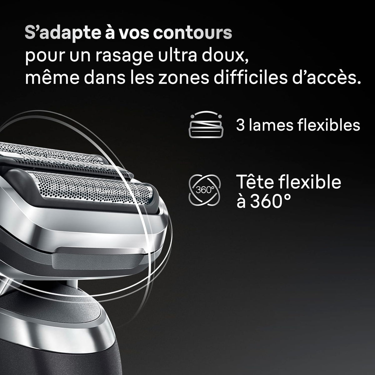 Braun Series 7 Electric Shaver 72-N4200cs – Wet & Dry, 60 Min, Black