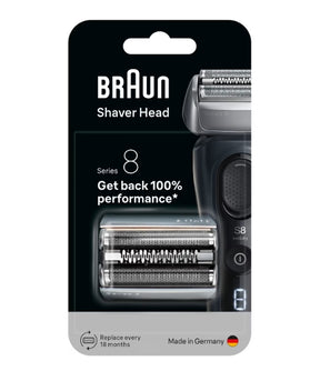 Braun Series 8 Replacement Shaver Head 83M – 4+1 Technology, Skin Guard & Made in Germany