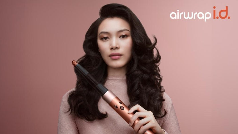 Dyson Airwrap i.d.™ Multi-Styler and Dryer - Straight+Wavy (Amber Silk/Pink Champagne)