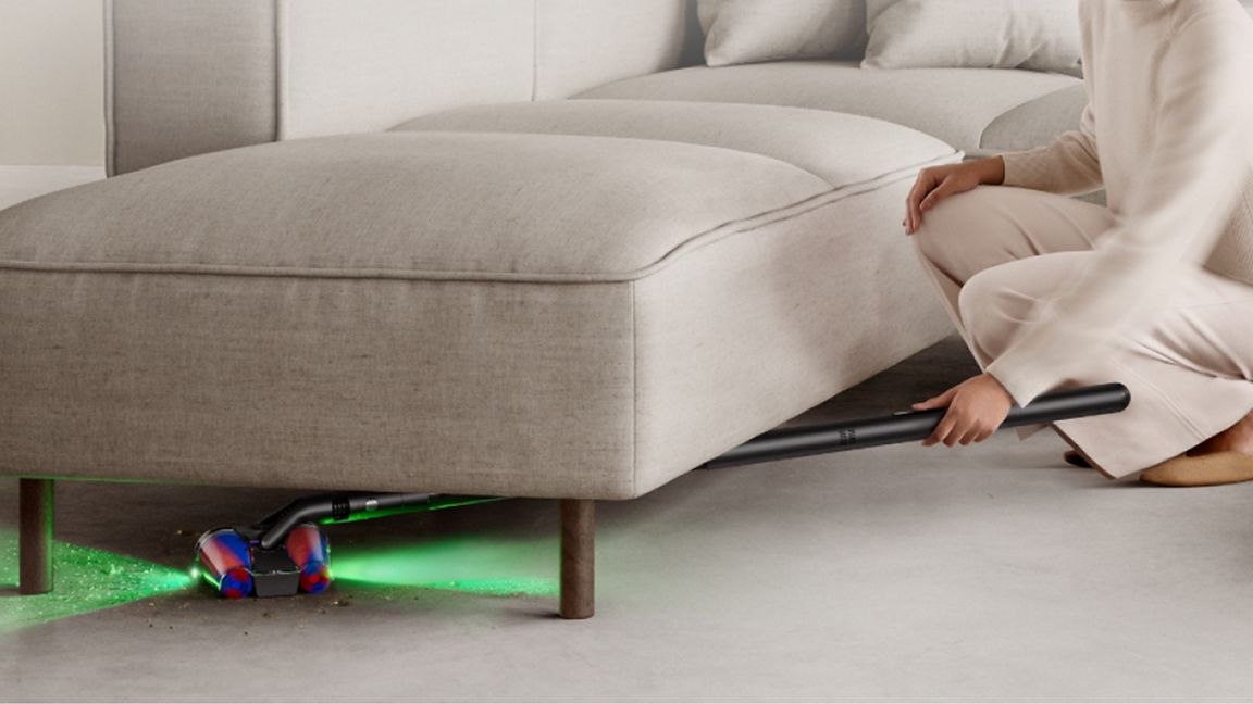 Dyson PencilVac Fluffycones Cordless Vacuum - 140,000rpm Hyperdymium Motor