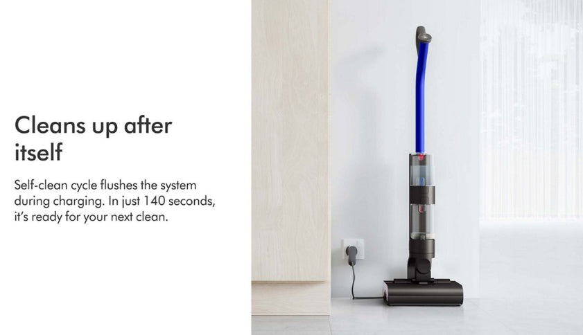 Dyson WashG1 Wet Floor Cleaner - Matte Black/Ultra Blue, Double Roller