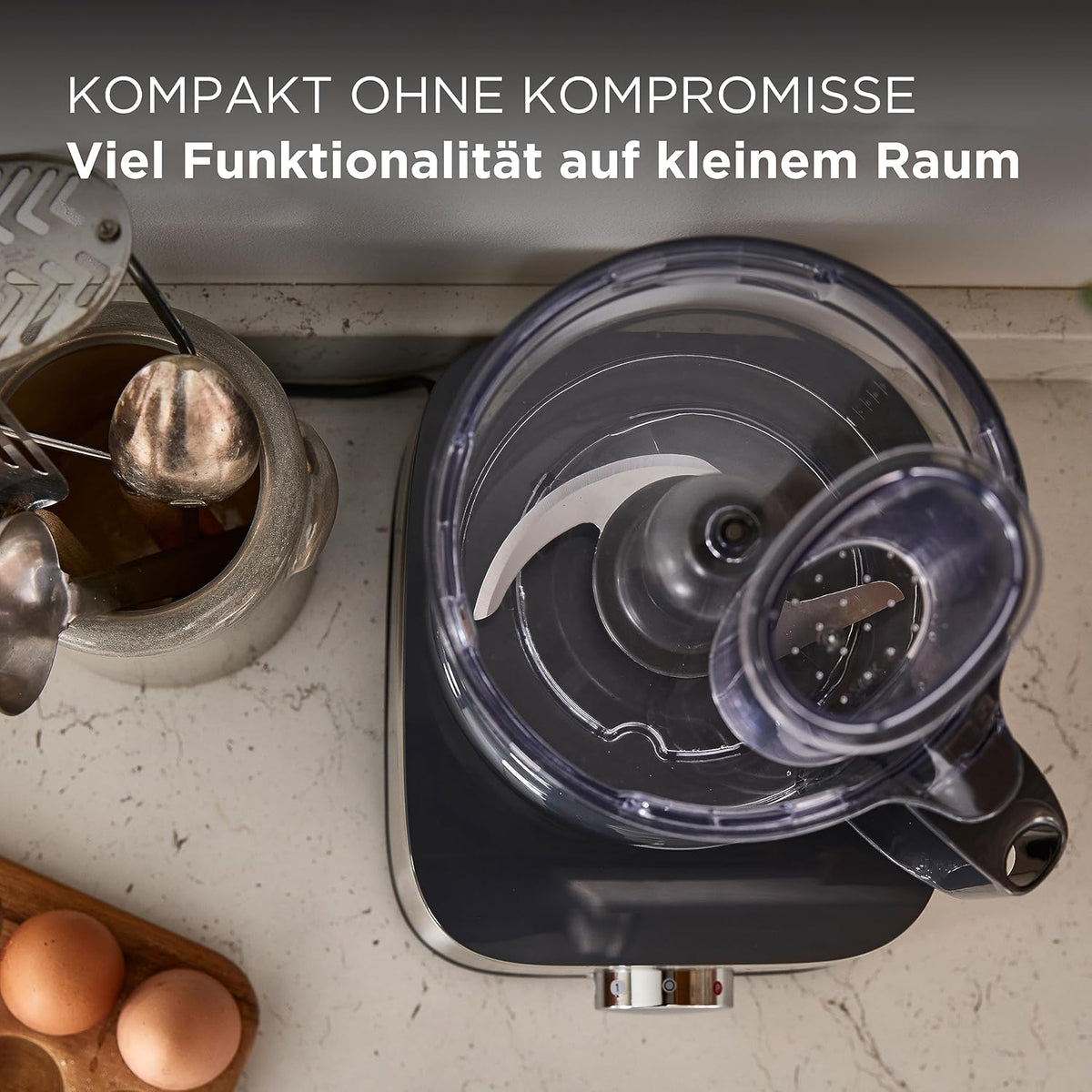 Kenwood MultiPro Compact Food Processor FDM307SS – 800W, 2.1L Bowl