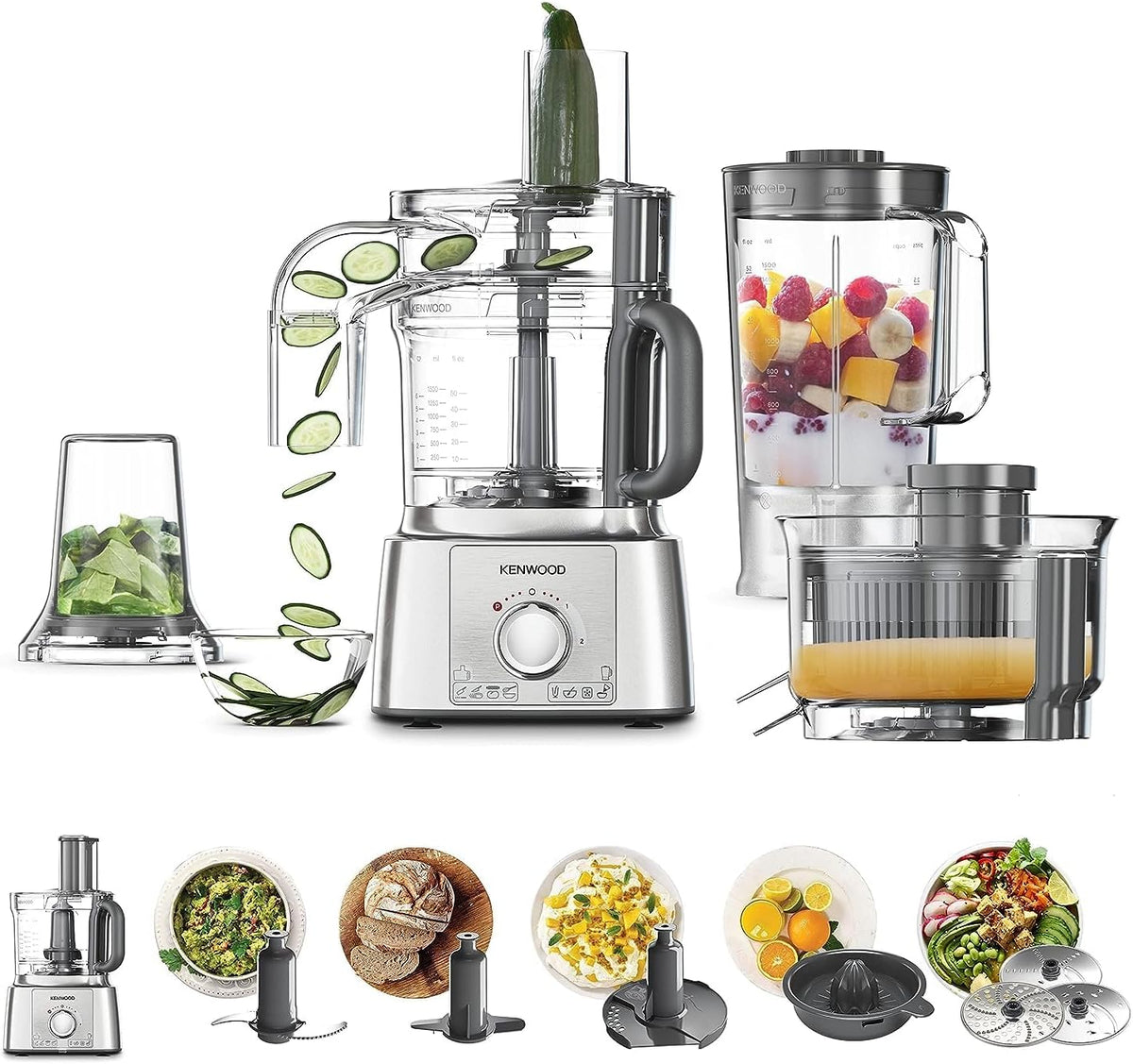 Kenwood MultiPro Express Food Processor FDP65.880SI