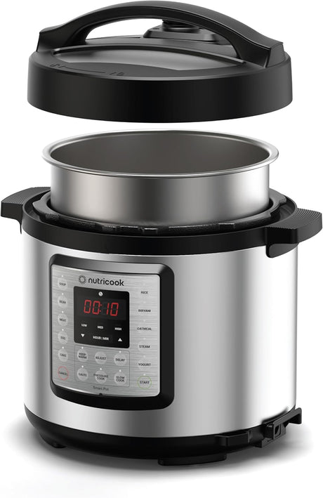 Nutricook Smart Pot Eko 6L Multi Cooker NC-SPEK6 – 9-in-1, 13 Programs & 1000W