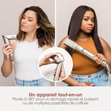 Shark FlexStyle 5-in-1 Air Styler & Hairdryer – Champagne (HD446SLEU)