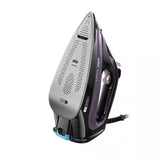 Taghareed Braun TexStyle 9 Steam Iron SI9661VI, purple and black, with EloxalPlus soleplate and 3D FreeGlide technology.