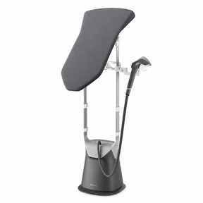 Taghareed Philips 8000 Series All-in-One garment steamer with built-in board, 2L water tank, and 2020-2400W power.