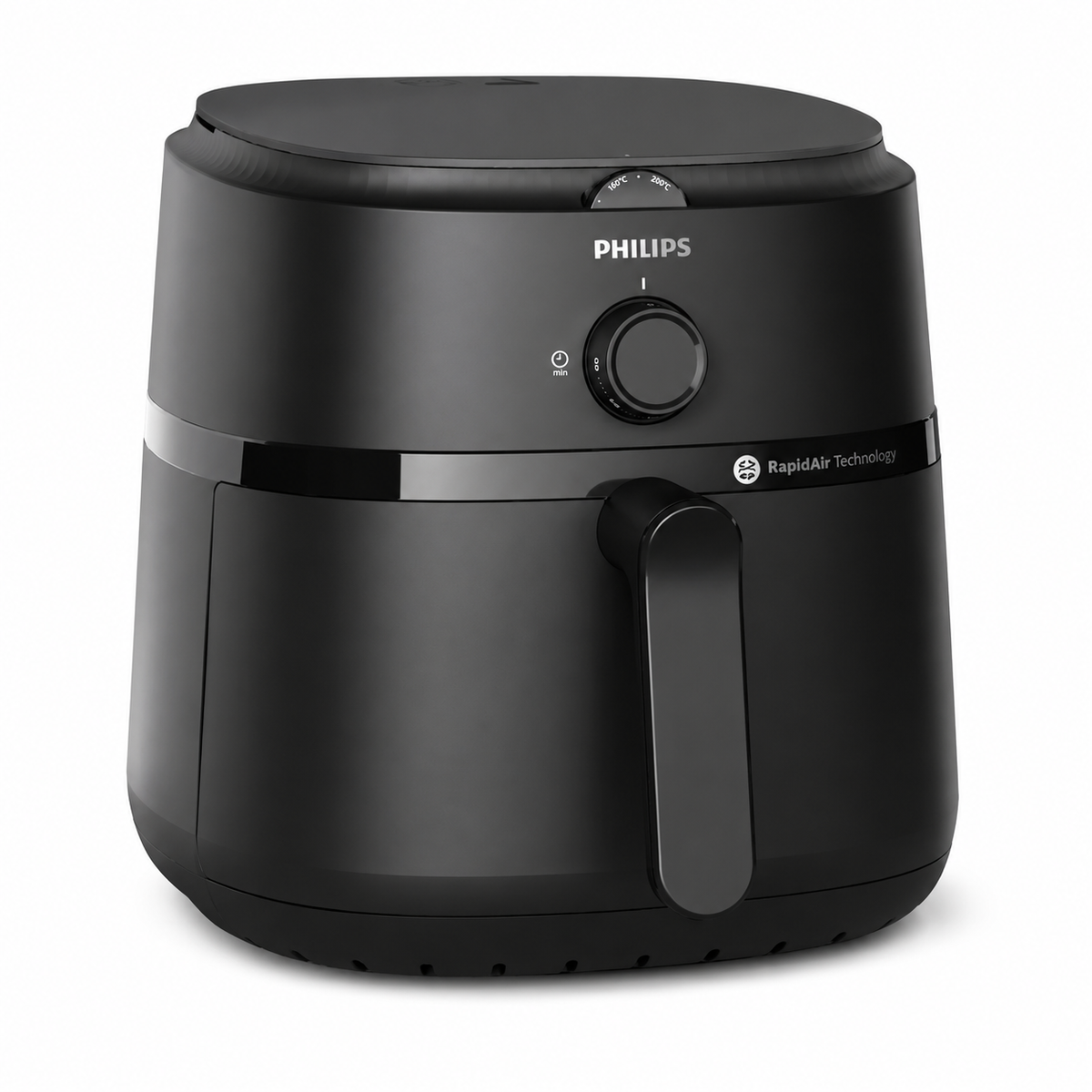 Taghareed Philips Airfryer 1000 Series NA130/09, black, 6.2L capacity, 1700W, Rapid Air Technology for healthy cooking.