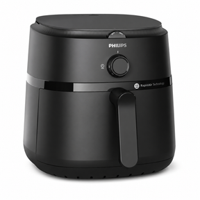 Taghareed Philips Airfryer 1000 Series NA130/09, black, 6.2L capacity, 1700W, Rapid Air Technology for healthy cooking.
