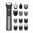 Taghareed Philips All-in-One Trimmer 7000 Series MG7922/15 with 13 attachments for beard, hair, and body grooming. Includes various combs and heads.