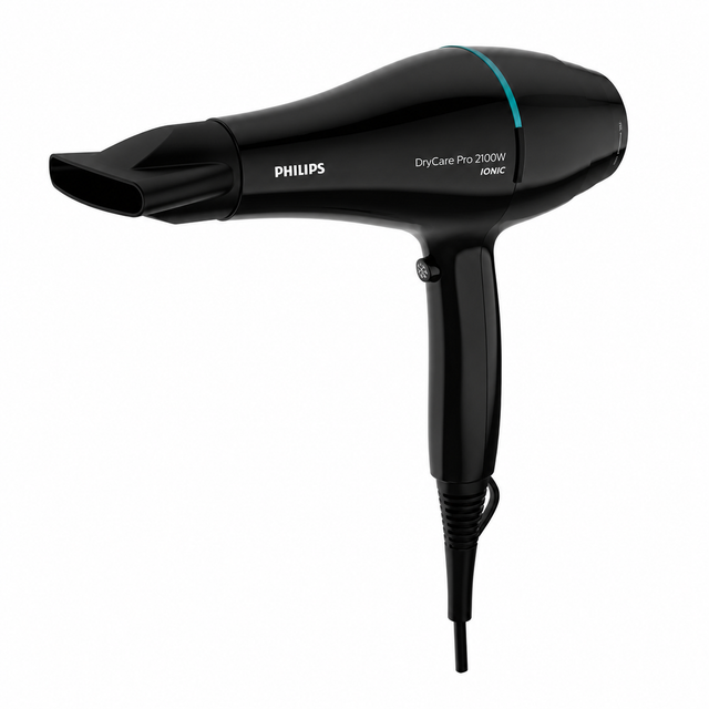 Taghareed Philips DryCare Pro 2100W Ionic hairdryer with AC motor and ThermoProtect feature, black