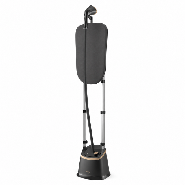 Taghareed Philips Stand Steamer 3000 Series with tilting StyleBoard, 2000W, 2L tank, removes wrinkles and 99.9% bacteria.