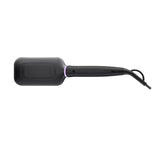 Taghareed StyleCare Essential Heated Straightening Brush with paddle head and purple bristles.