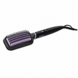 Taghareed StyleCare Essential Heated Straightening Brush with paddle head and purple bristles.