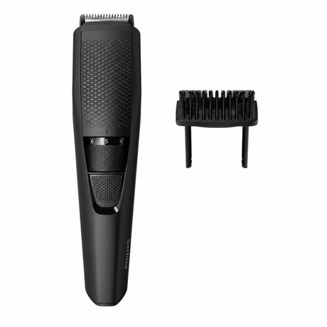 Taghareed black Philips Beardtrimmer Series 3000 BT3208/13 with Lift & Trim technology and 10 length settings.