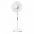 Taghareed white Philips Series 600 pedestal fan with 3 speeds, oscillation, and adjustable height for powerful cooling.