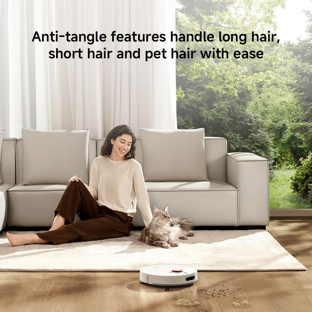 Xiaomi Robot Vacuum H40 – 10,000Pa Suction, Anti-Tangle Technology & Auto Dust Collection