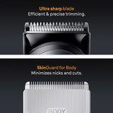 Braun All-in-One Style Kit Series 5 5560 with ultra sharp blade for precise trimming and SkinGuard for body.