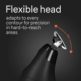Braun Series X electric shaver with a flexible head that adapts to contours for precision in hard-to-reach areas.