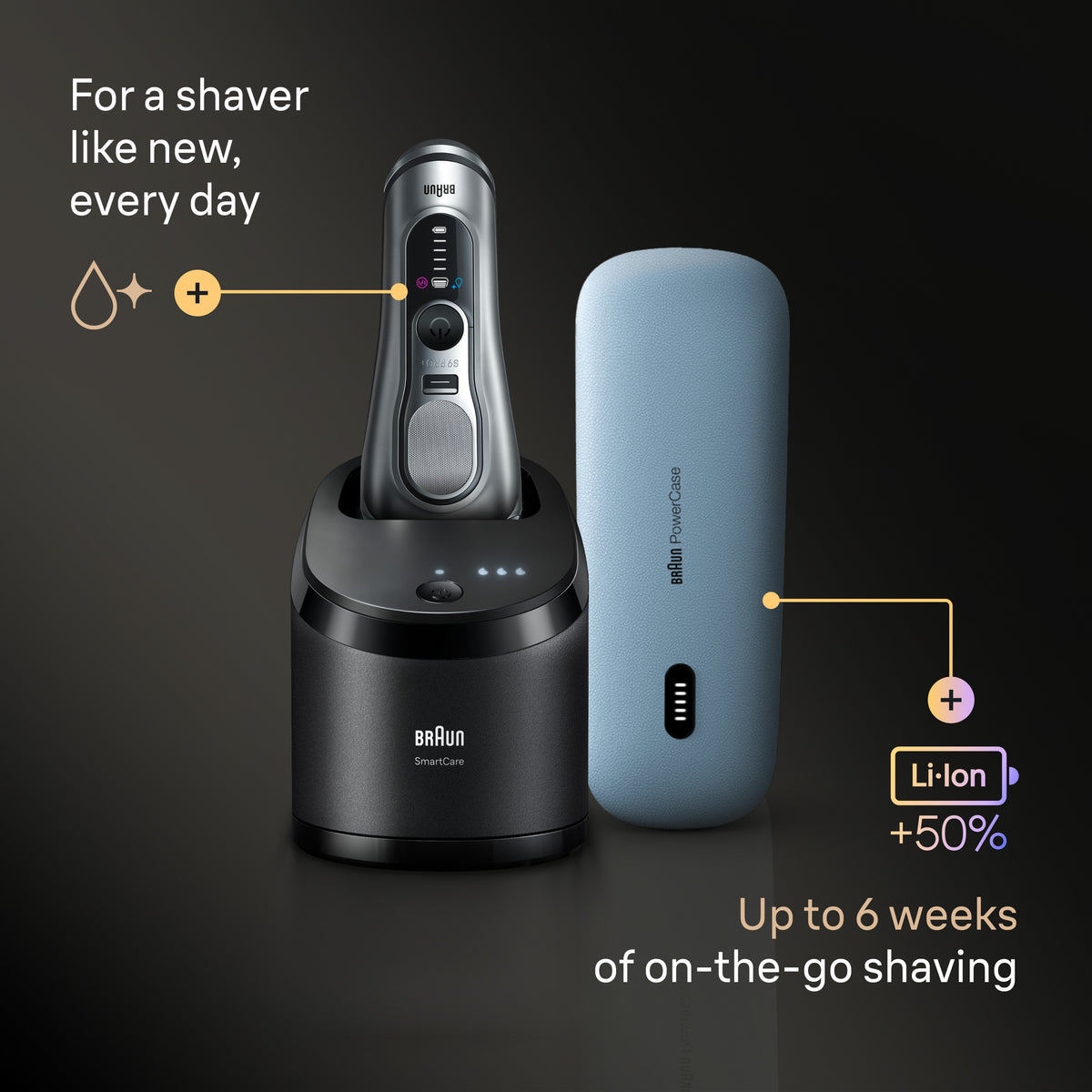 Braun Electric Shaver Series 9 Pro+ 9677cc