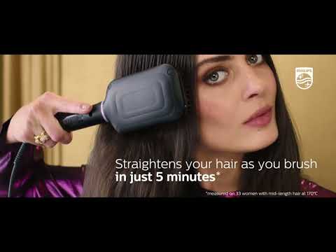 فرشاة فيليبس ستايل كير إسينشال لتمليس الشعر بالحرارة - BHH880/03