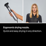 Taghareed Braun Air Styler AS4.3 with 1000W ionic technology and ergonomic drying nozzle for quick styling.