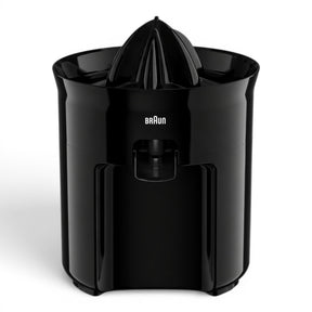Taghareed Braun CitrusQuick 3 electric citrus juicer, black, 350ml capacity, automatic on/off, direct serve spout, anti-drip.