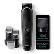 Braun Series 5 All-in-One Style Kit, black grooming trimmer with multiple attachments, 10-in-1 head-to-toe functionality, 100-min runtime.